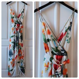 ALICE + OLIVIA Floral Printed Dress